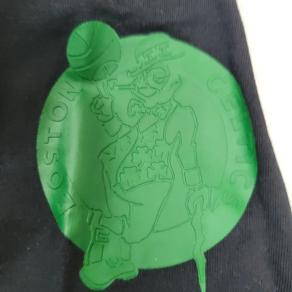 Celtics The Nike Tee Black Long Sleeve Size XL NBA Green Lucky Leprechaun Logo